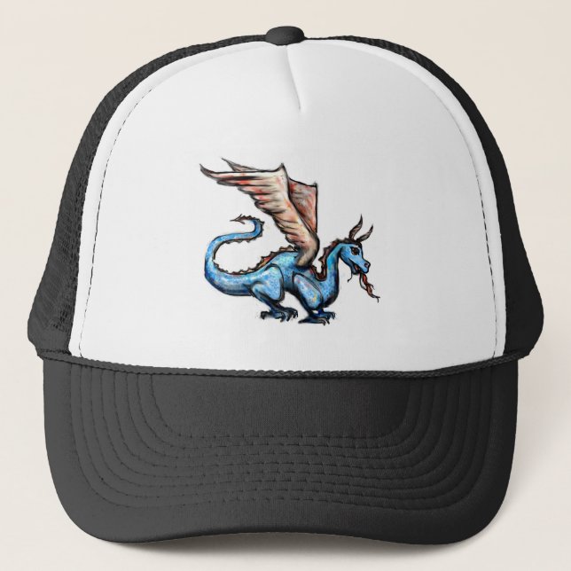 blue dragon trucker hat (Front)