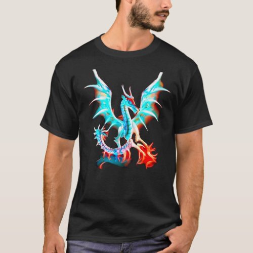 blue dragon tshirt