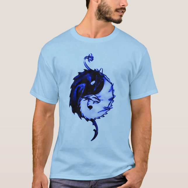 Blue Dragon Unity Symbol T-Shirt (Front)