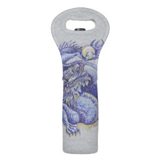Blue Dragon Wine Bag