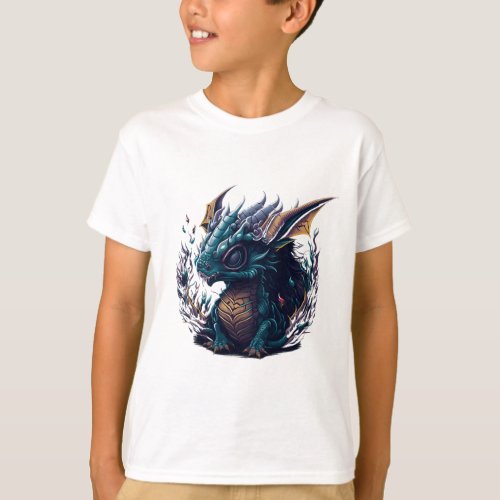 blue_dragon_with_purple_head_purple_head T_Shirt