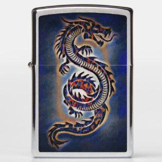 Blue Dragon Zippo Lighter