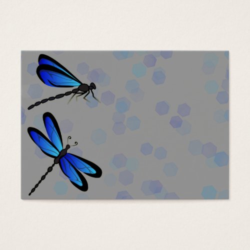 blue dragonflies business cards