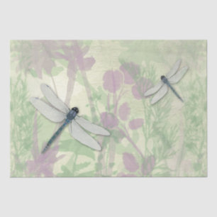 Blue Dragonflies Tissue Paper