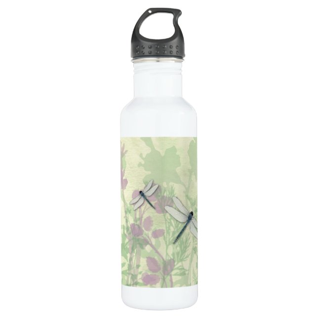 Blue Dragonflies Water Bottle (Front)