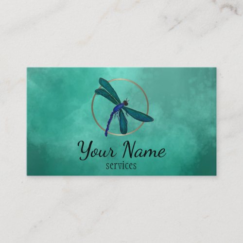 Blue Dragonfly Business Cards