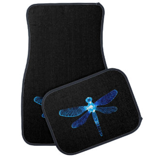 Blue Dragonfly Car Mats