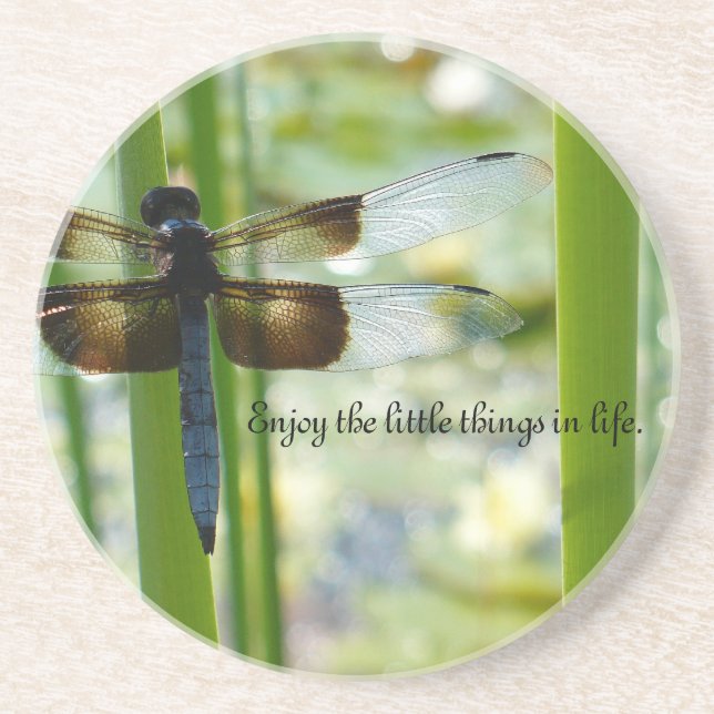 Blue Dragonfly Coaster (Front)