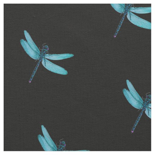 Blue Dragonfly Fabric