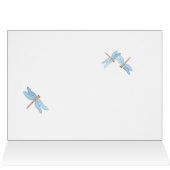 Blue Dragonfly Fly By Cards (Inside Horizontal (Top))