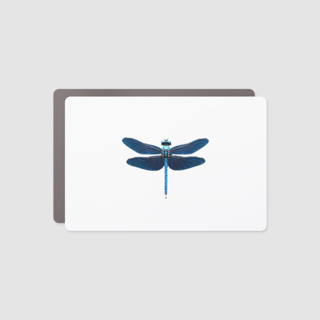 Blue Dragonfly - Insect Wildlife Animal Lover Ento Car Magnet (Front)