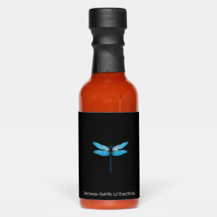 Blue Dragonfly - Insect Wildlife Animal Lover Ento Hot Sauces