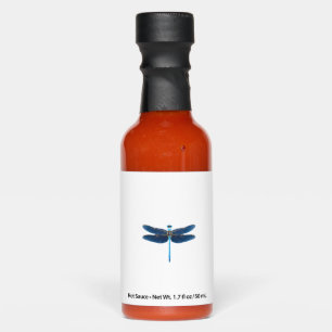 Blue Dragonfly - Insect Wildlife Animal Lover Ento Hot Sauces