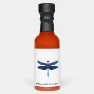 Blue Dragonfly - Insect Wildlife Animal Lover Ento Hot Sauces