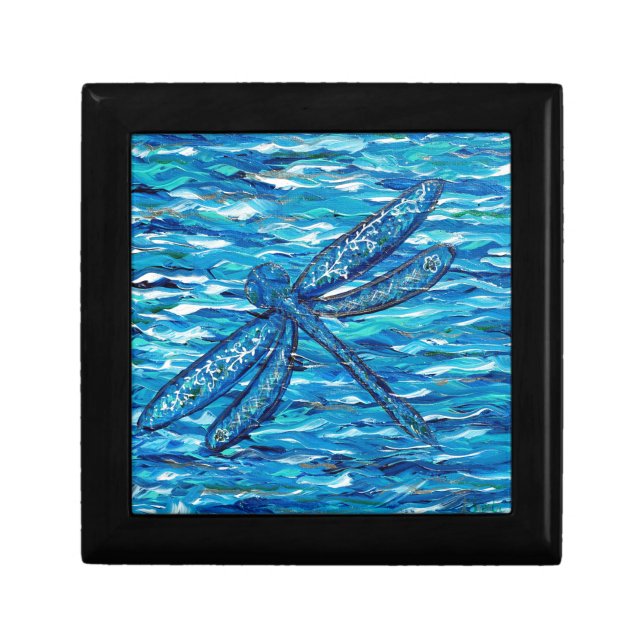 Blue Dragonfly Painting Gift Box (Front)