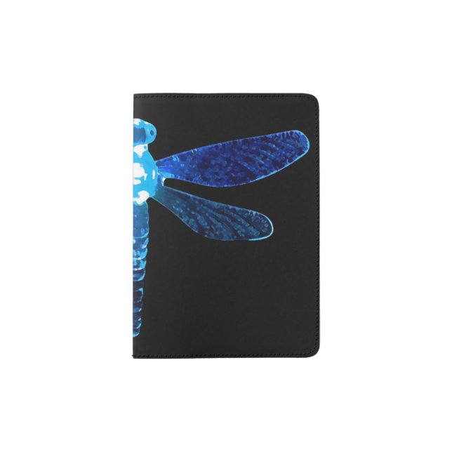 Blue Dragonfly Passport Holder (Front)