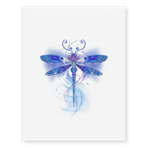 BLUE DRAGONFLY TEMPORARY TATTOOS