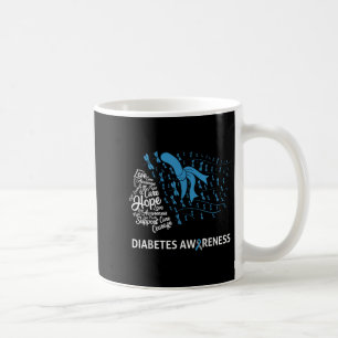 Blue Dragonfly Type 1 Diabetes Awareness Day Warri Coffee Mug