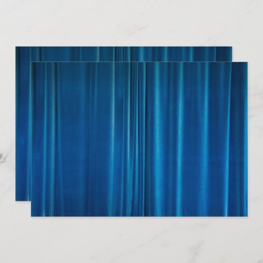 Blue drapes (Front/Back)