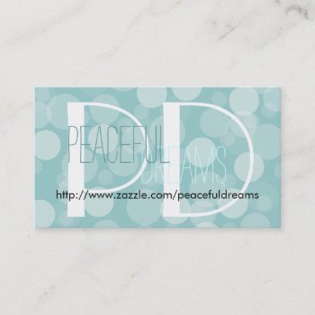 Blue Dream Business Card by peacefuldreams at Zazzle