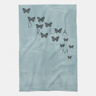 Blue Dream Butterflies Towel