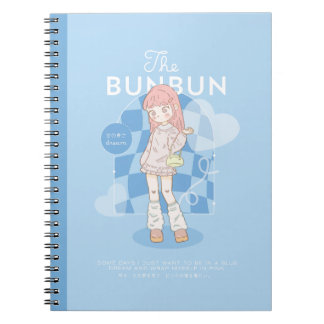 Blue Dream Pink Notebook
