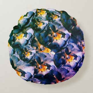 Blue dream, Roses Floral Dream  throw cushion