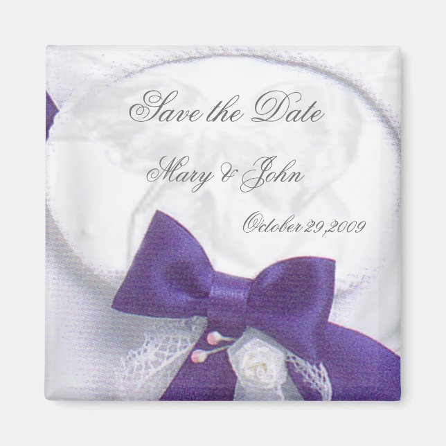 Blue Dream Save the Date Magnet (Front)