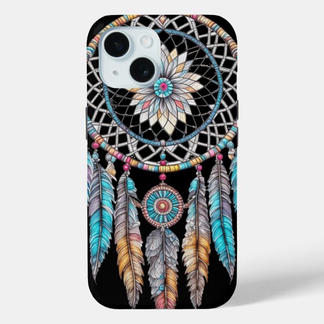 Blue Dreamcatchers Mystical Case-Mate iPhone Case (Back)