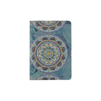 Blue Dreams Medallion Passport Holder