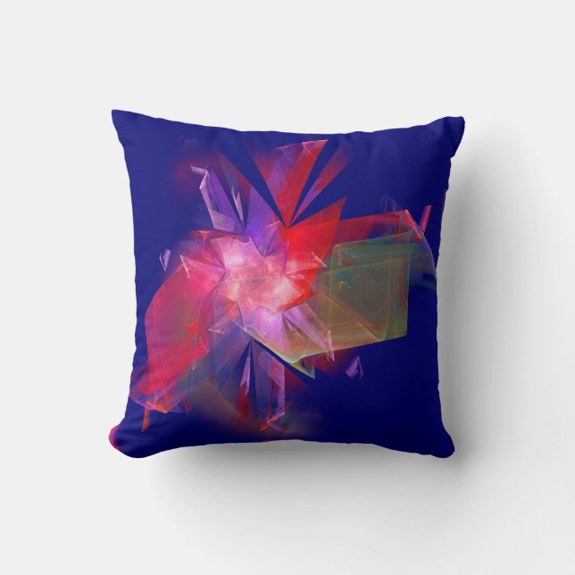 Blue dreams throw pillow (Front)