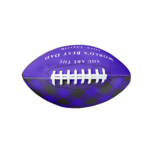 Blue Dress Highland Plaid Buffalo Pattern Football