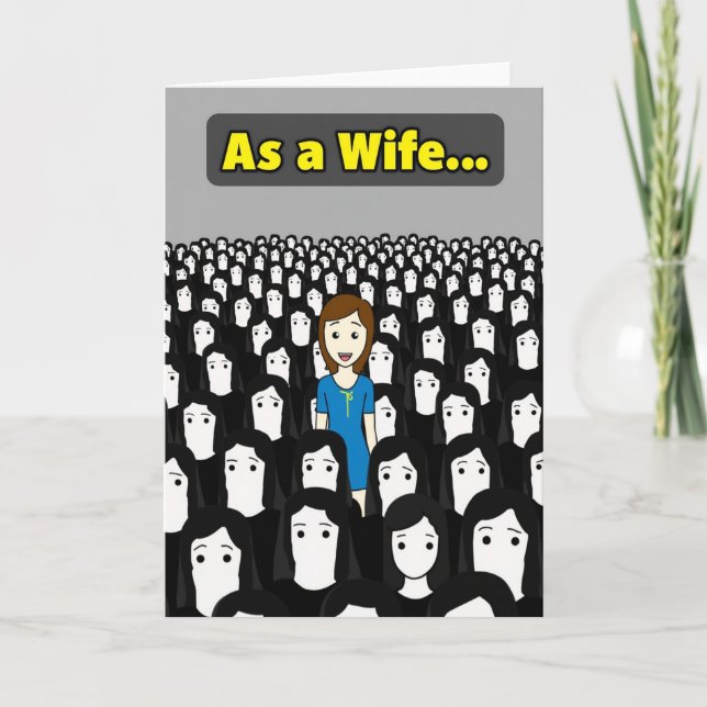 Blue Dress Mothers Day Card (Front)