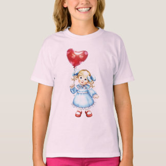 Blue Dressed Girl T-Shirt