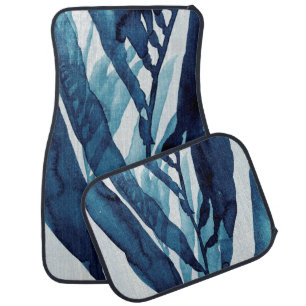 Blue Drift I Car Floor Mat
