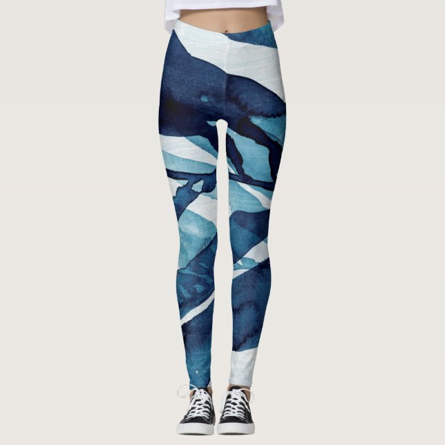 Blue Drift I Leggings (Front)