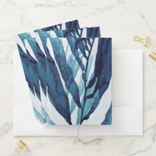 Blue Drift I Pocket Folder