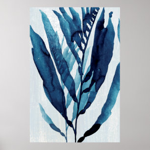 Blue Drift I Poster