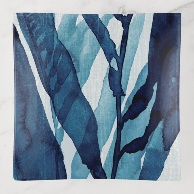 Blue Drift I Trinket Tray (Front)