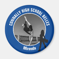 Blue Drill Team Photo High School Dancer