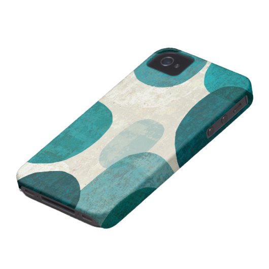 Blue Drips Case-Mate iPhone Case (Bottom)