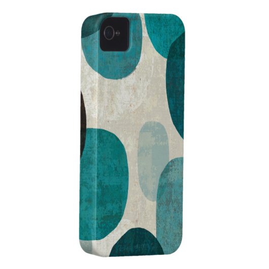 Blue Drips Case-Mate iPhone Case (Back/Right)