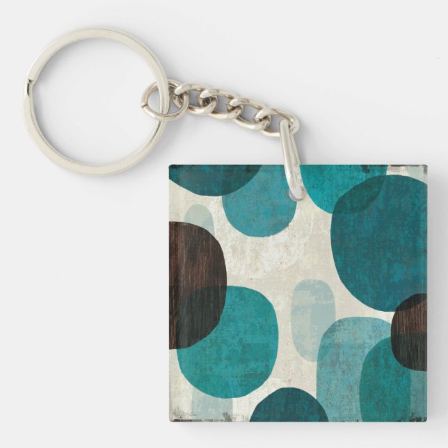 Blue Drips Keychain (Front)