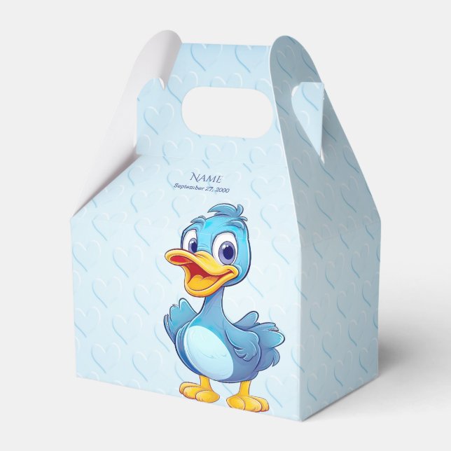 Blue Duck Favor Box (Front Side)