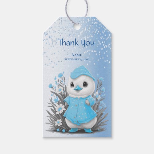 Blue Duck Gift Tag