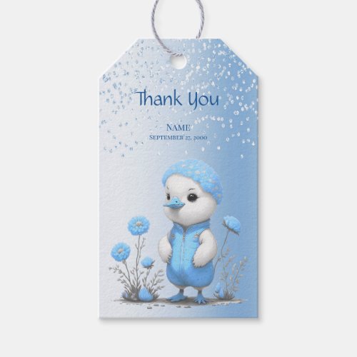 Blue Duck Gift Tag