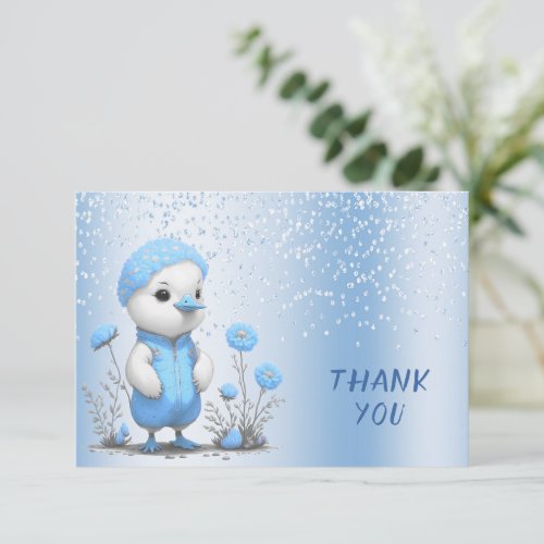 Blue Duck Thank You Card