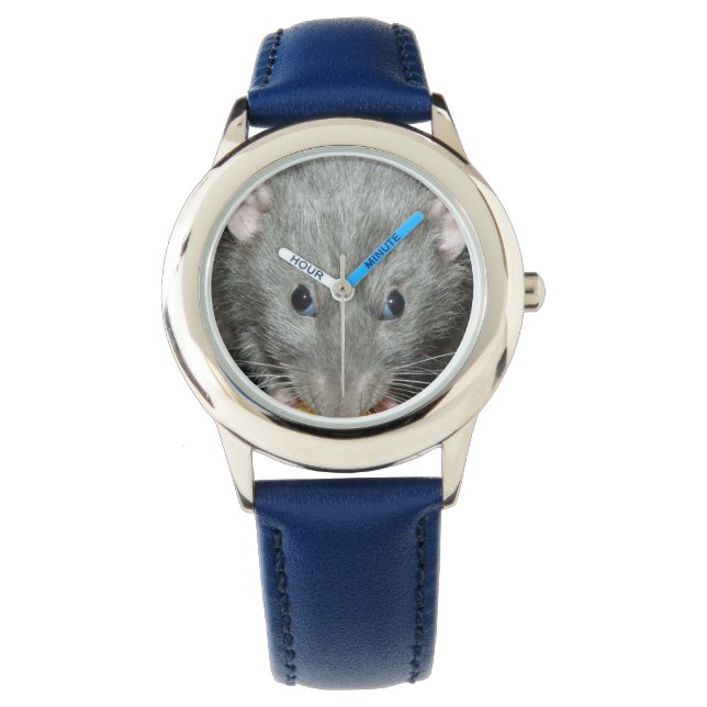 Blue dumbo rat wrist watch (Front)