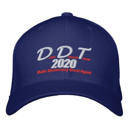 Blue Dump Donald Trump 2020 Restore Democracy Hat