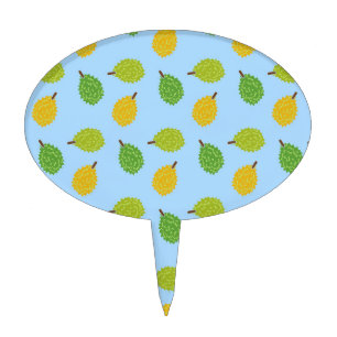 blue durians cake topper
